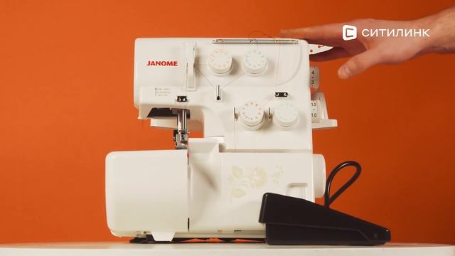 Обзор оверлока Janome 210D | Ситилинк смотреть онлайн