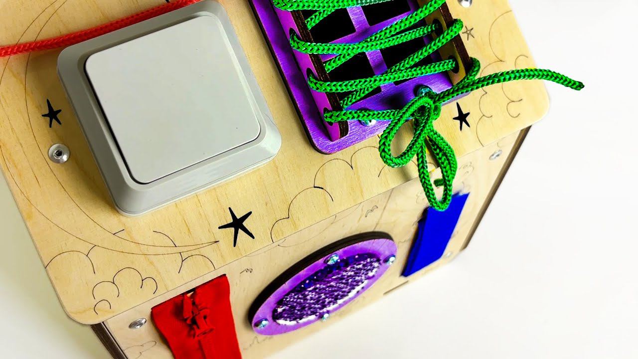 БИЗИБОРД Домик - АСМР Распаковка #asmr #asmrtoys #unboxing  #satisfying