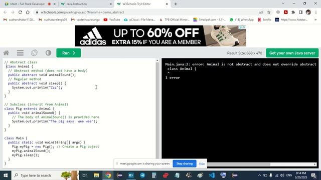 Java Training - Class 19 - Java OOPS Concepts - Abstract keyword смотреть онлайн