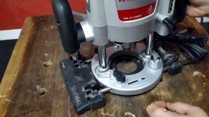 Как фрезеровать по направляющей шине фрезером Интерскол ФМ-67/2200Э