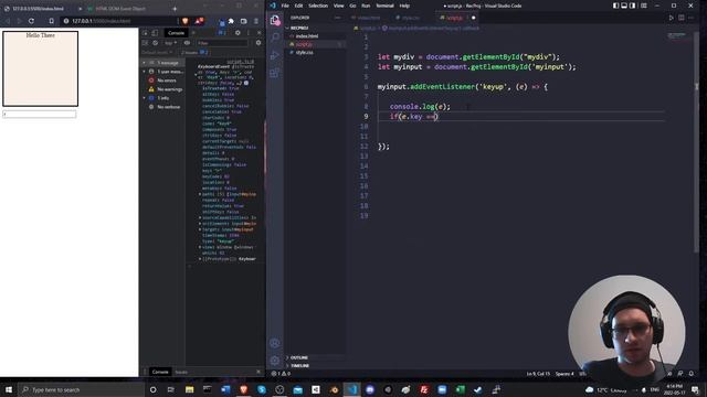 JavaScript - Event Listeners смотреть онлайн