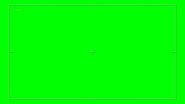 футаж хромокей камера в рамке