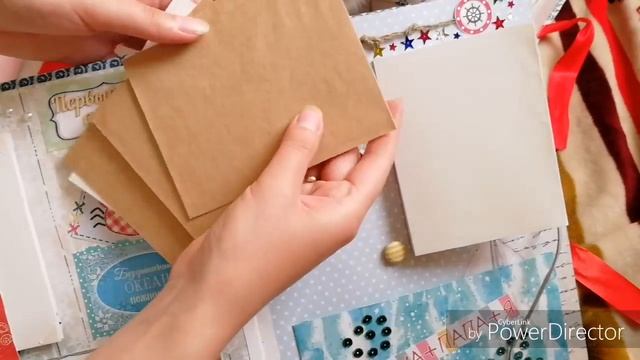 Handmade_of_natalya Набор альбом+ мамины сокровища в морском стиле ⚓ смотреть онлайн