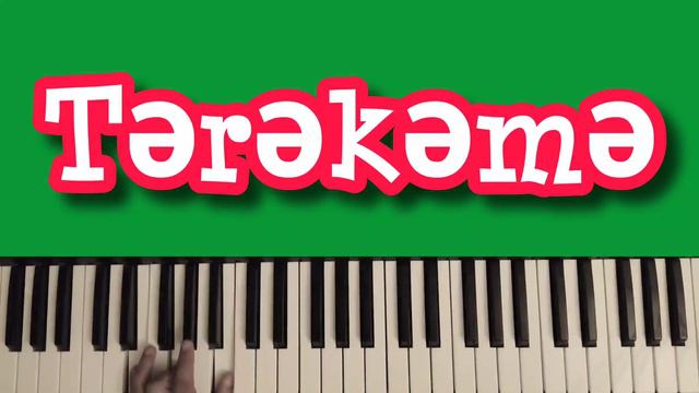 Terekeme Toy Mahnilari Sintezator Mahnilari Oyrenmek