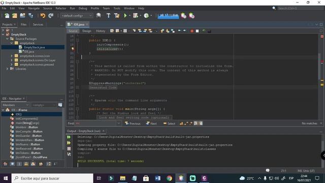 Como hacer un compilador desde cero: Diseño del IDE | Java | Lenguajes y automatas. смотреть онлайн