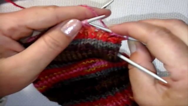 Как уплотнить пятку на носке&How  to compact heel knit socks смотреть онлайн