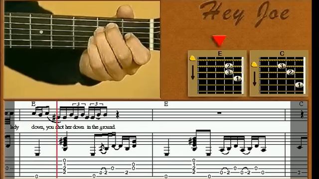 Hey Joe - guitar lesson - Jimi Hendrix смотреть онлайн
