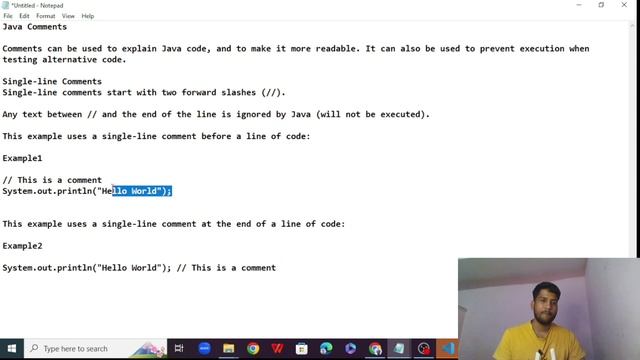 How Many Types Comments in Java |Basic Concepts |VivekSingh |CDAC смотреть онлайн