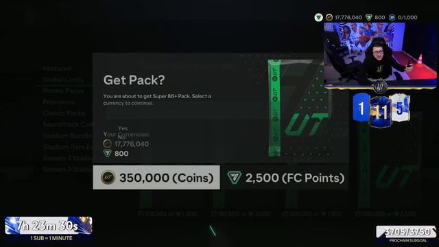 Je Dépense 10 MILLIONS de Crédits pour ce Pack Opening ! смотреть онлайн