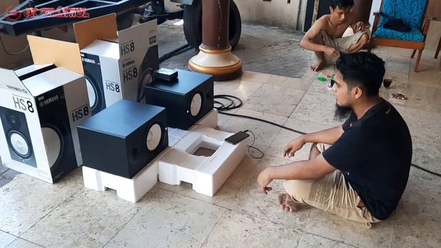 cak ari cek sound spiker aktif yamaha hs 8, buat studio смотреть онлайн