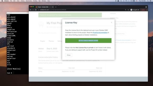 October CMS Installation Tutorial смотреть онлайн