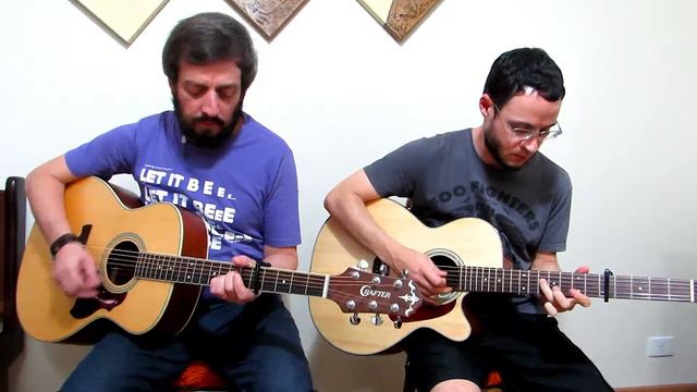 Get Back - Beatles - acoustic cover смотреть онлайн