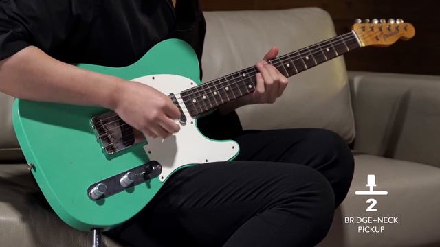 Fender Custom Shop 60 Telecaster® | Journeyman Relic | Aged Sea Foam Green смотреть онлайн