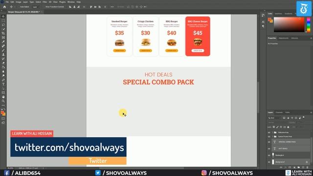 Design Complete Website in Photoshop In One Video смотреть онлайн