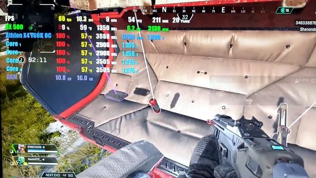 AMD Athlon x4 760k OC + RX 580 Apex Legends Game Test смотреть онлайн