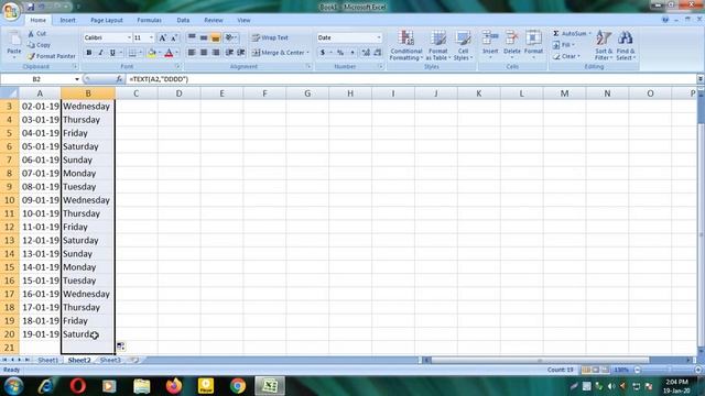 HOW TO CALCULATE WEEKDAY,TEXT,ROUND FORMULA,TRANSPOSE IN MS-EXCEL (2020) смотреть онлайн