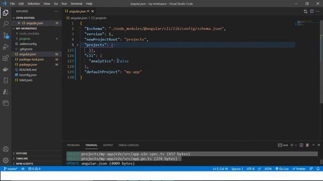 Generating Application and Library under Angular Workspace смотреть онлайн