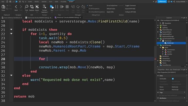 สร้างเกม Tower Defense Roblox | EP.03 : เพิ่มศัตรู/Animations/เดินทะลุกัน смотреть онлайн