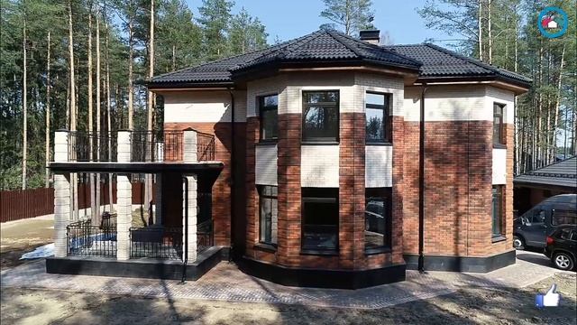 Фасад из кирпича пос. Энколово смотреть онлайн