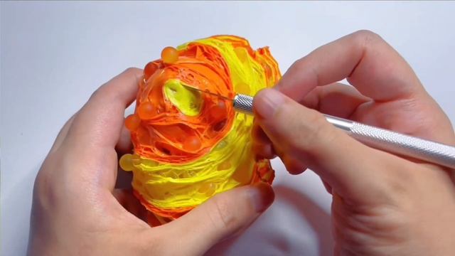 ASMR ✨Red Burst Beads, Release Pressure, Tape Ball丨Relaxing And Satisfying Video