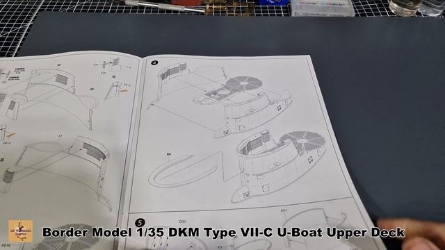 Border Model 1/35 German WWII DKM Type VII-C U-Boat Upper Deck # 001 смотреть онлайн