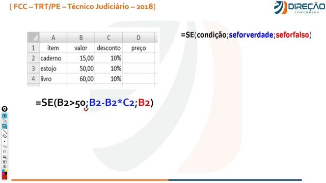 Função SE - Excel e Calc (a mais importante!) смотреть онлайн