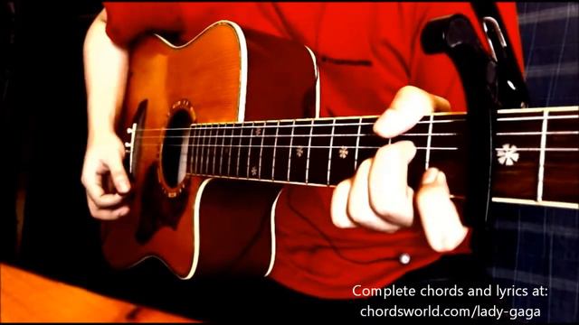 I Wanna Be With You Chords by Lady Gaga - How To Play - chordsworld.com смотреть онлайн