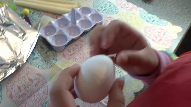 DIY на ПАСХУ// Свеча в форме яйца своими руками смотреть онлайн