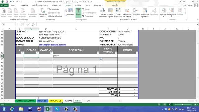 Como #hacer una #factura en #Excel tutorial full смотреть онлайн