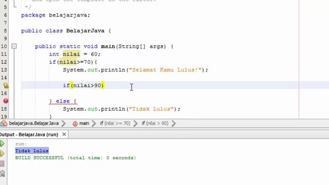If Else If #11 | Java | Bahasa Indonesia смотреть онлайн