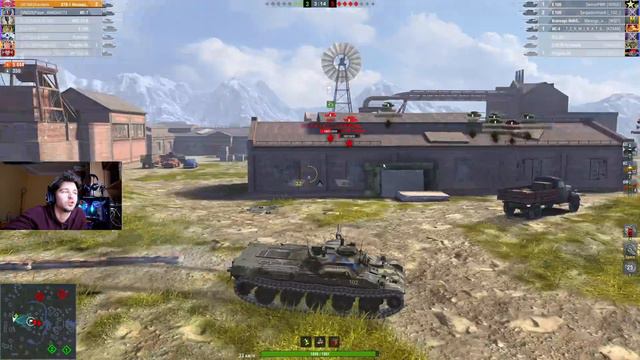 ТОП СРЕДНИЙ ТАНК STB-1 СТАЛ ТЯЖЕМ ● ЖУТКАЯ ОШИБКА ЦЕЛОЙ КОМАНДЫ ● WoT Blitz смотреть онлайн