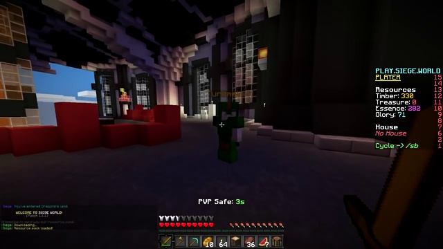 Minecraft YouTuber Siege World #1 - Prepare For War (Wizards VS Dragons) смотреть онлайн