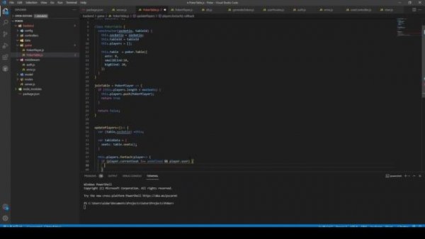 Online Poker with VideoChat in React And Node.js!