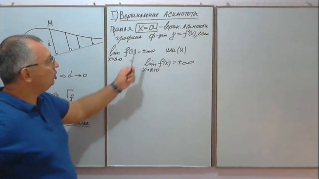 Асимптоты графика функции (часть 1). Высшая математика. смотреть онлайн