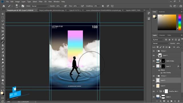 Letting It Go ala Magdiel Lopez - Tutorial Photoshop CC 2019 смотреть онлайн