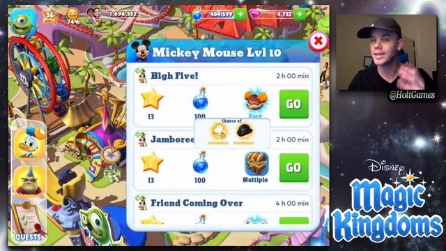 DONALD DUCK LEVEL 10! - Disney Magic Kingdoms Gameplay - Ep. 41 смотреть онлайн