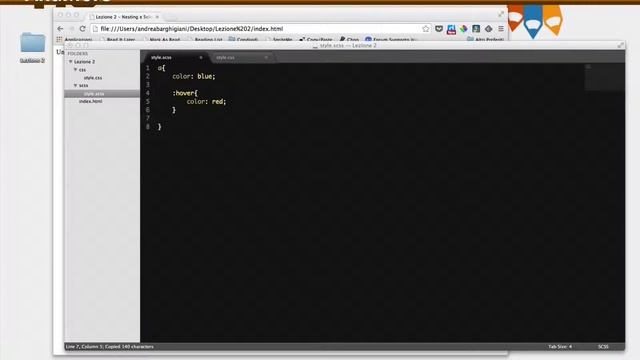Nesting e Selettori in SASS смотреть онлайн