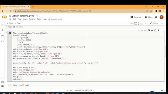 TUGAS TEKNIK OPTIMASI: LINEAR PROGRAMMING PYTHON смотреть онлайн
