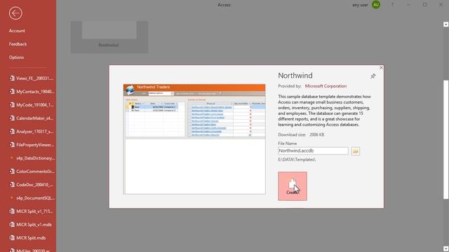 Get Northwind Database for Microsoft Access смотреть онлайн