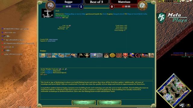 Age of Mythology: The Golden Gift Qualifier 2 - Winner Semifinals - Suppe vs Matreiuss смотреть онлайн
