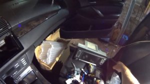 BMW X5 E53 E38 E39 E46 замена старой магнитолы на Android