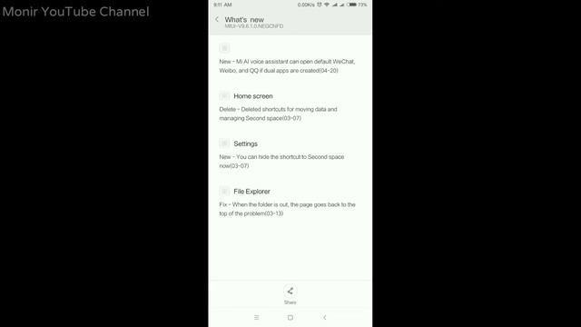MIUI 9.6.1.0 New Update смотреть онлайн