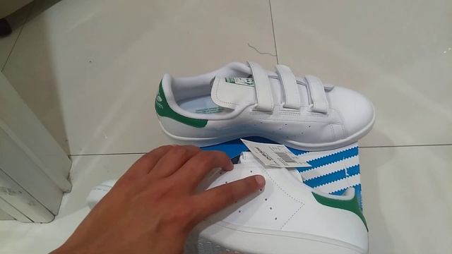 Adidas Stan Smith CF originals unboxing and review смотреть онлайн