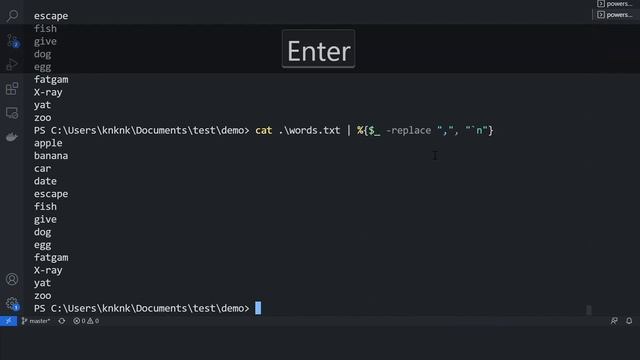【 PowerShell one-line tips】How to replace comma with newline and to save it? (level 1) смотреть онлайн