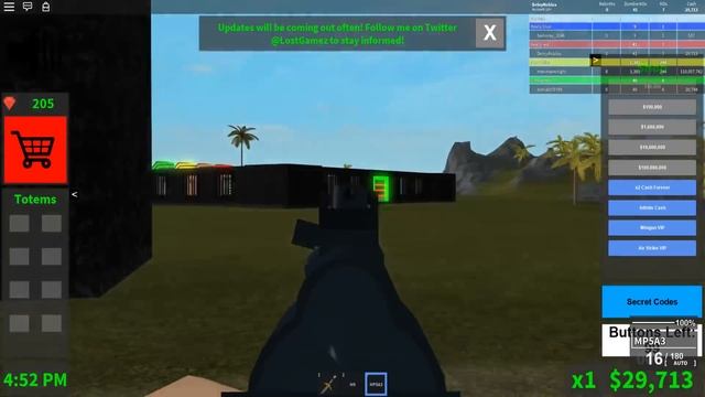 КРУТЫЕ ПУХИ, КРУТОЙ БОСС ЗОМБИ В ROBLOX. BLOOD MOON TYCOON смотреть онлайн