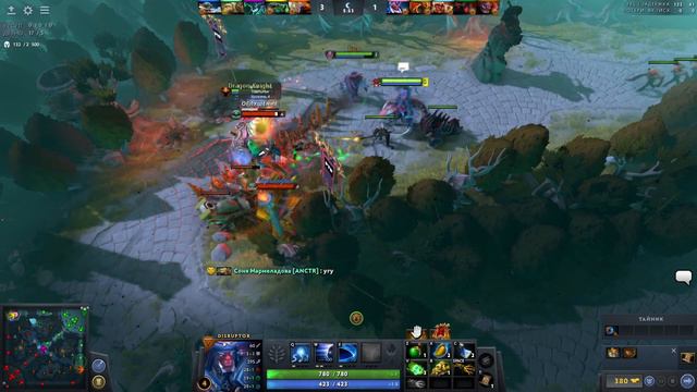 ЛУЧШАЯ КОМАНДНАЯ ОТЫГРОВКА DOTA 2 - Возвращение Владимира смотреть онлайн