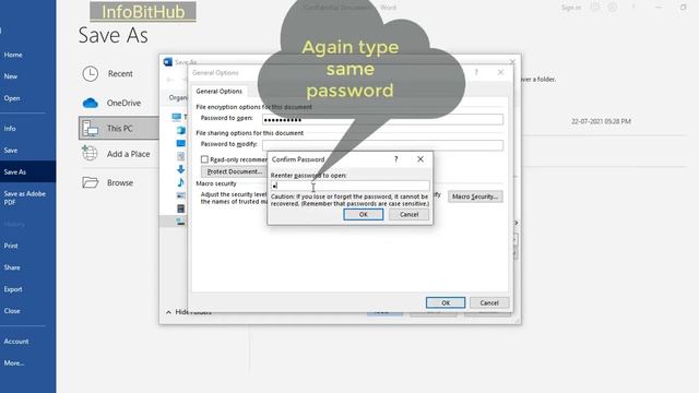Steps to encrypt or password protect MS Word (.docx) file смотреть онлайн