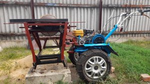 Самодельная циркулярная пила для мотоблока Нева МБ-2