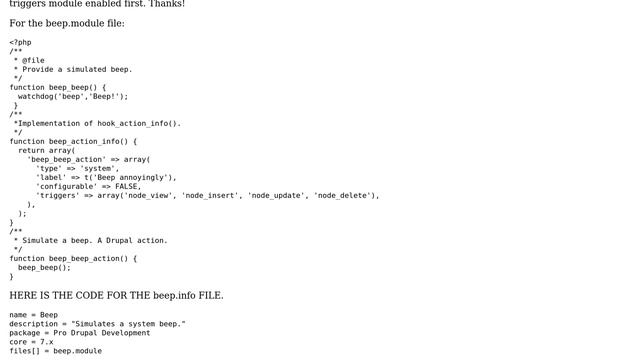 Issues with a trigger module ("beep"). Module is not updating смотреть онлайн