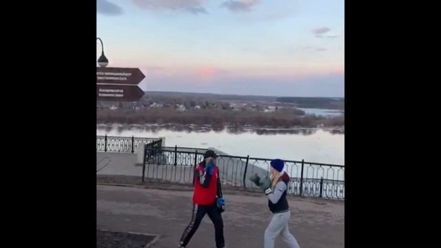 Самбо Киров. Тренировка на набережной. смотреть онлайн